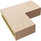 Ekena Millwork 3"W x 12"D x 12"H Thin Chapel Hill Rough Cedar Woodgrain TimberThane Corbel, Primed Tan CORUR03X12X12CHPRCPR - alternate 4